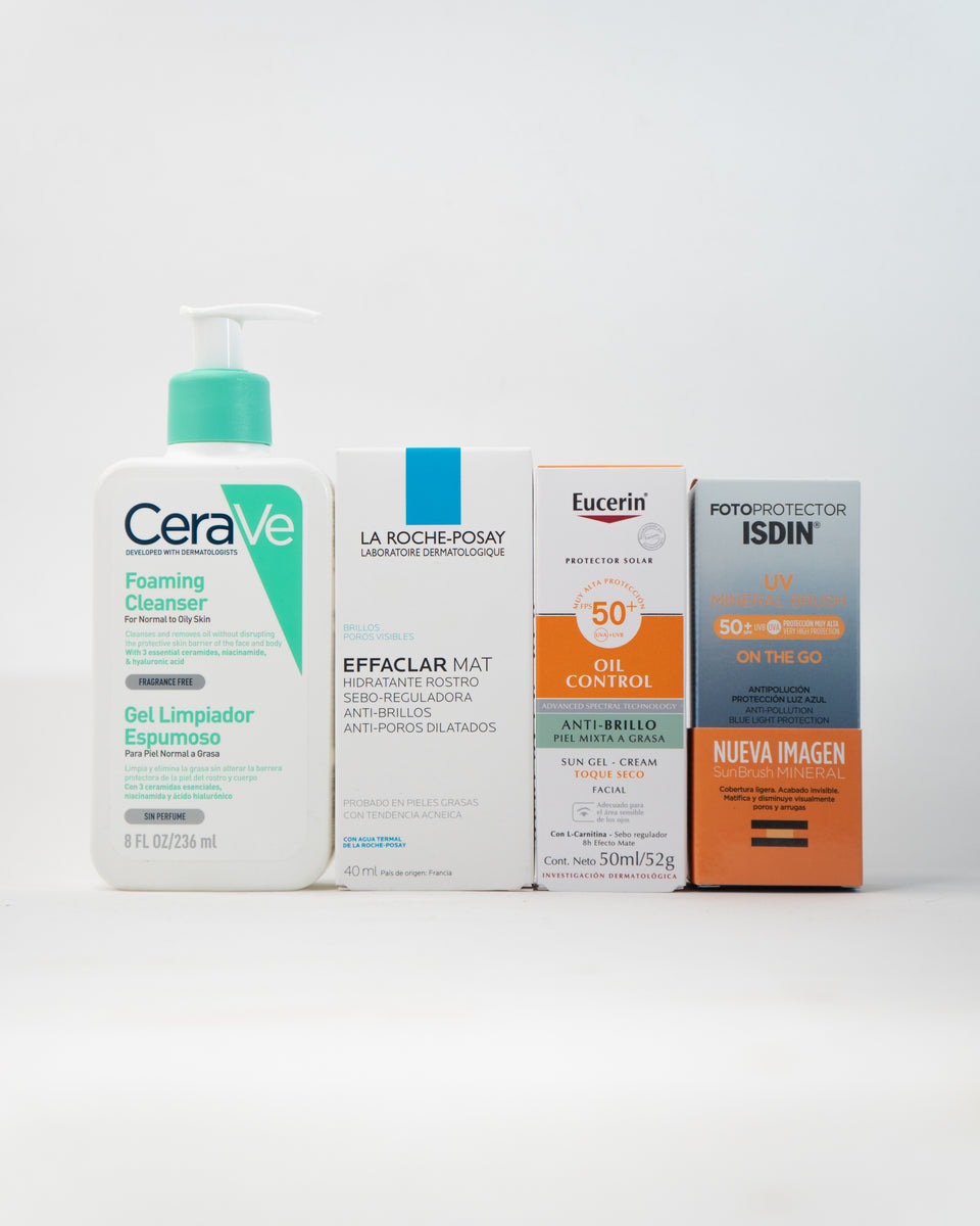 Kit Para Pieles Mixtas Grasas Cerave La Roche Posay Eucerin Biopiel