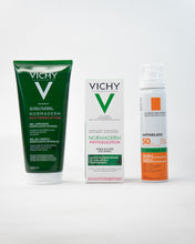 Cargar imagen en el visor de la galería, KIT PARA PIELES GRASAS O TENDENCIA ACNEICA – Vichy – La Roche Posay