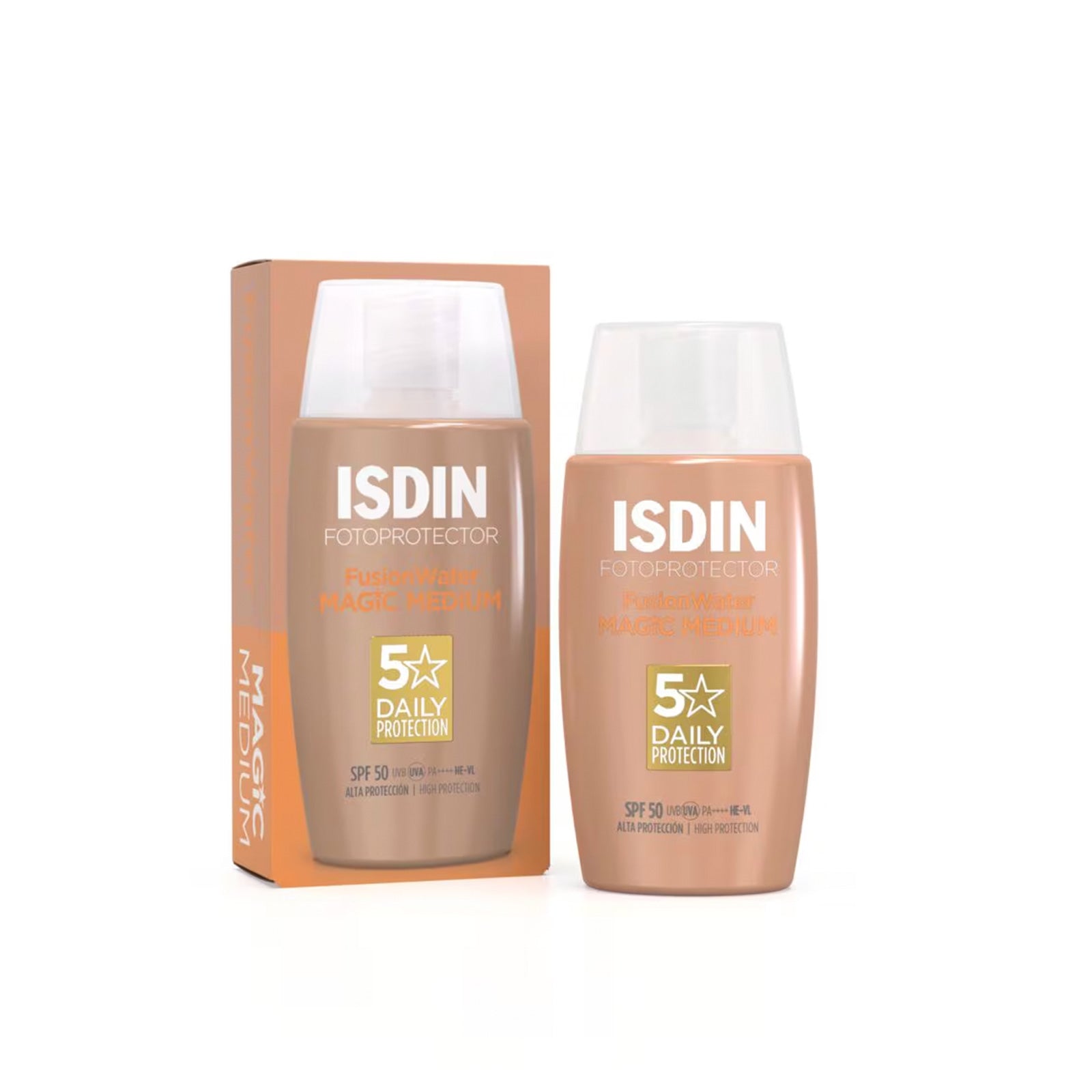 ISDIN Fotoprotector Fusion Water Color Tono Medium 50+SPF 50ml
