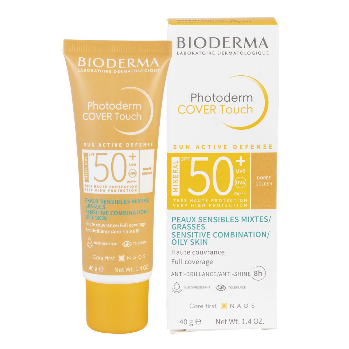 BIODERMA Photoderm Cover Touch Tono Dorado 50+SPF 40ml