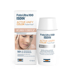 ISDIN Foto Ultra 100 Active Unify Fusion Fluid Color 50+SPF